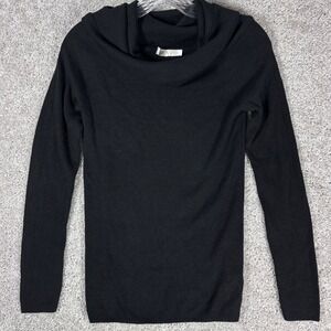 WAYF Black Long Sleeve Cowl Neck Sweater Knit‎ Top Women's Size Small